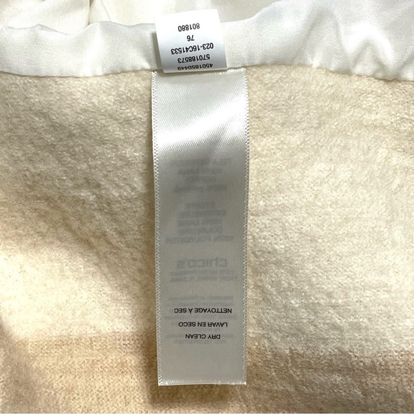 Chico's Woman 100% WOOL Cardigan Coat Sweater Size S - Picture 12 of 16